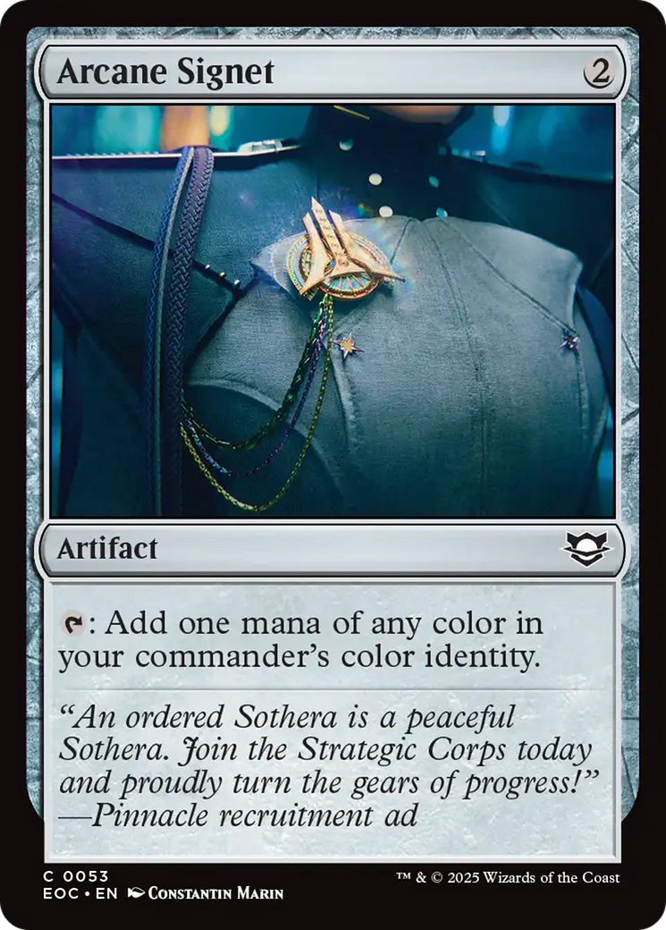 Arcane Signet [Edge of Eternities Commander] | Good Games Morley