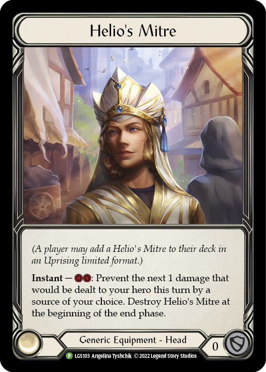 Helio's Mitre [LGS103] (Promo)  Rainbow Foil | Good Games Morley