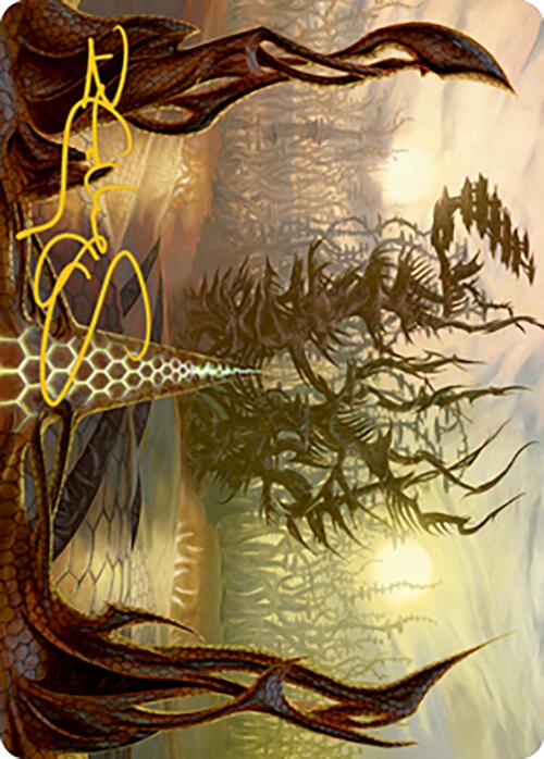 Thornglint Bridge Art Card (Gold-Stamped Signature) [Modern Horizons 2 Art Series] | Good Games Morley