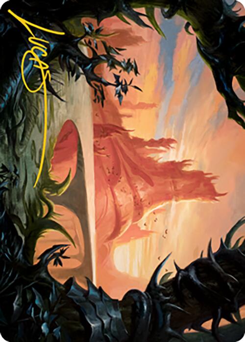 Slagwoods Bridge Art Card (Gold-Stamped Signature) [Modern Horizons 2 Art Series] | Good Games Morley