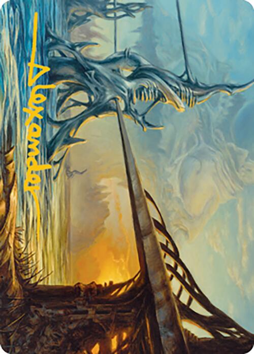 Razortide Bridge Art Card (Gold-Stamped Signature) [Modern Horizons 2 Art Series] | Good Games Morley