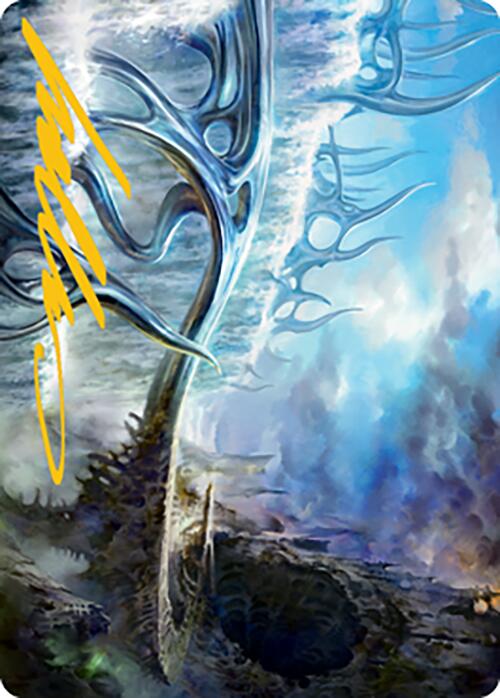 Mistvault Bridge Art Card (Gold-Stamped Signature) [Modern Horizons 2 Art Series] | Good Games Morley