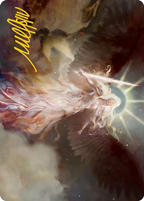 Serra's Emissary Art Card (Gold-Stamped Signature) [Modern Horizons 2 Art Series] | Good Games Morley
