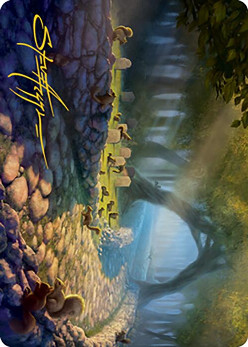 Squirrel Sanctuary Art Card (Gold-Stamped Signature) [Modern Horizons 2 Art Series] | Good Games Morley