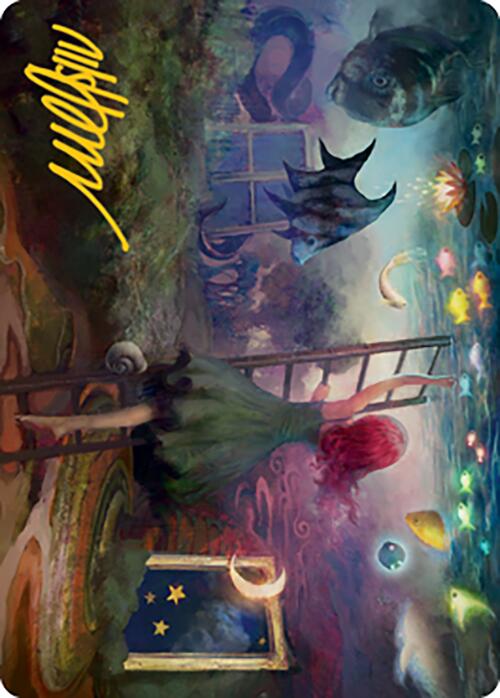 Lucid Dreams Art Card (Gold-Stamped Signature) [Modern Horizons 2 Art Series] | Good Games Morley
