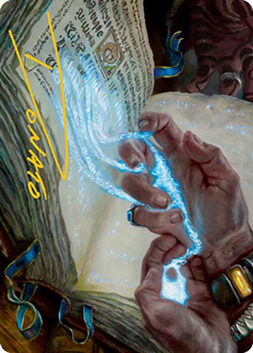 Mystic Redaction Art Card (Gold-Stamped Signature) [Modern Horizons 2 Art Series] | Good Games Morley