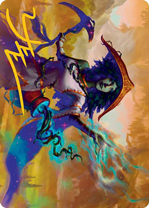 Sythis, Harvest's Hand Art Card (Gold-Stamped Signature) [Modern Horizons 2 Art Series] | Good Games Morley
