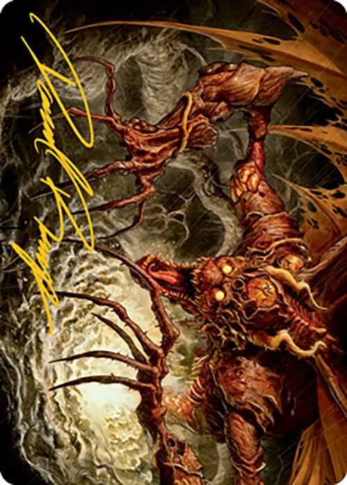 Archfiend of Sorrows Art Card (Gold-Stamped Signature) [Modern Horizons 2 Art Series] | Good Games Morley