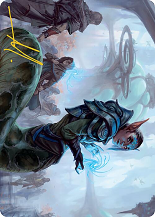 Lonis, Cryptozoologist Art Card (Gold-Stamped Signature) [Modern Horizons 2 Art Series] | Good Games Morley