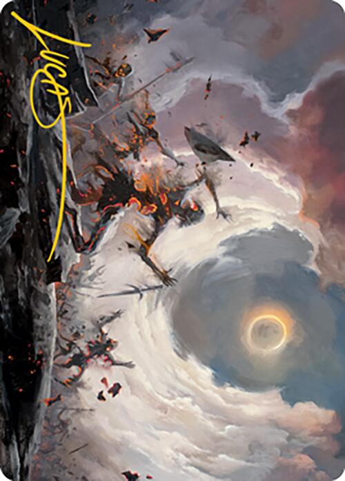 Damn Art Card (Gold-Stamped Signature) [Modern Horizons 2 Art Series] | Good Games Morley
