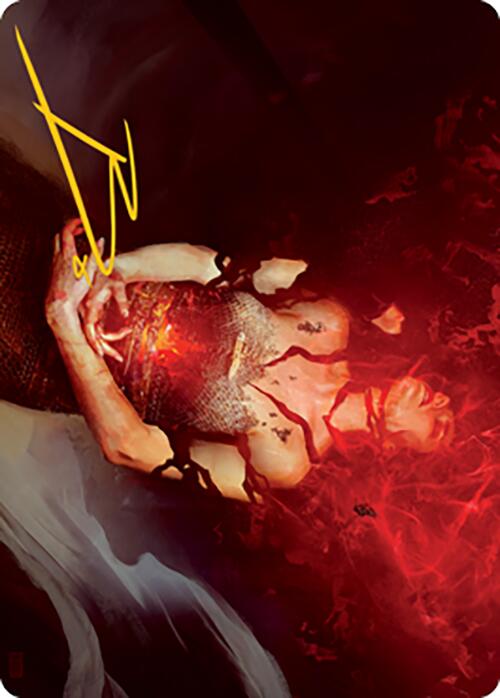 Flay Essence Art Card (Gold-Stamped Signature) [Modern Horizons 2 Art Series] | Good Games Morley