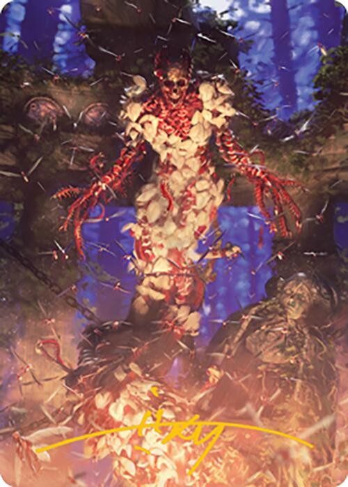 Grist, the Hunger Tide Art Card (55) (Gold-Stamped Signature) [Modern Horizons 2 Art Series] | Good Games Morley