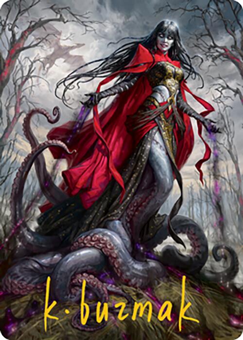 Geyadrone Dihada Art Card (54) (Gold-Stamped Signature) [Modern Horizons 2 Art Series] | Good Games Morley