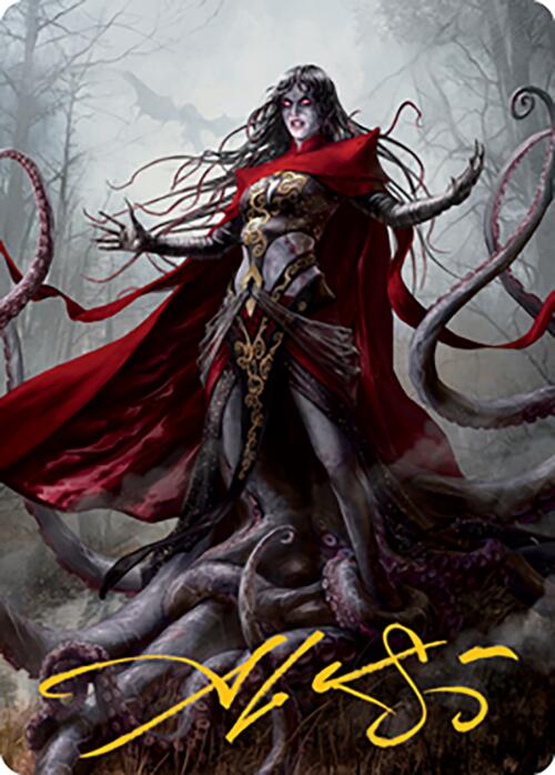 Geyadrone Dihada Art Card (53) (Gold-Stamped Signature) [Modern Horizons 2 Art Series] | Good Games Morley