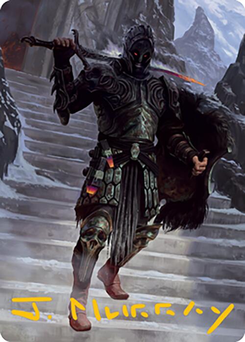 Dakkon, Shadow Slayer Art Card (49) (Gold-Stamped Signature) [Modern Horizons 2 Art Series] | Good Games Morley