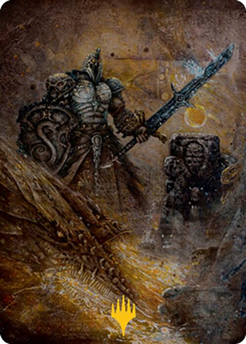 Dakkon, Shadow Slayer Art Card (48) (Gold-Stamped Signature) [Modern Horizons 2 Art Series] | Good Games Morley
