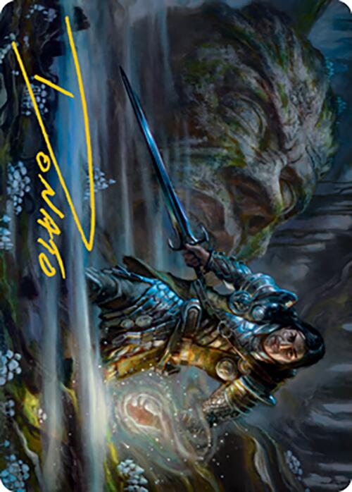 Carth the Lion Art Card (Gold-Stamped Signature) [Modern Horizons 2 Art Series] | Good Games Morley