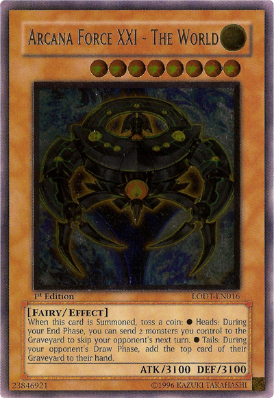 Arcana Force XXI - The World [LODT-EN016] Ultimate Rare | Good Games Morley