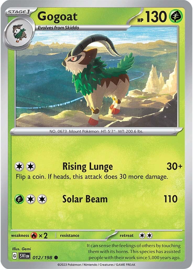 Gogoat (012/198) [Scarlet & Violet: Base Set] | Good Games Morley