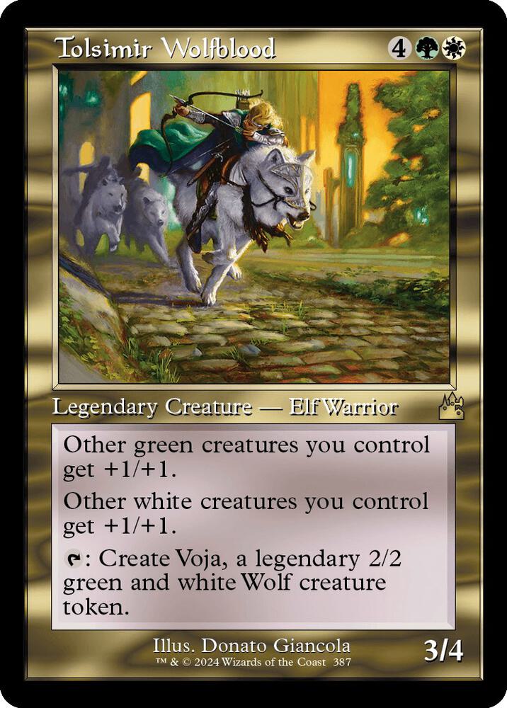 Tolsimir Wolfblood 387/291 (Ravnica Remastered)  - Retro Foil | Good Games Morley