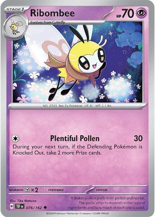 Ribombee 076/162 (SV05: Temporal Forces)  - Reverse Holofoil | Good Games Morley
