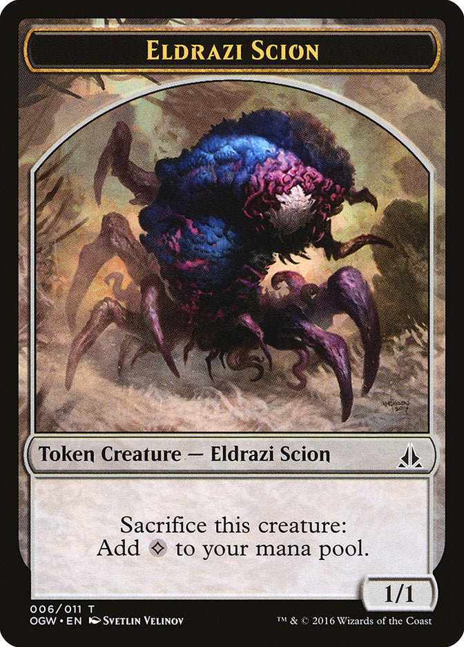 Eldrazi Scion Token (006/011) [Oath of the Gatewatch Tokens] | Good Games Morley