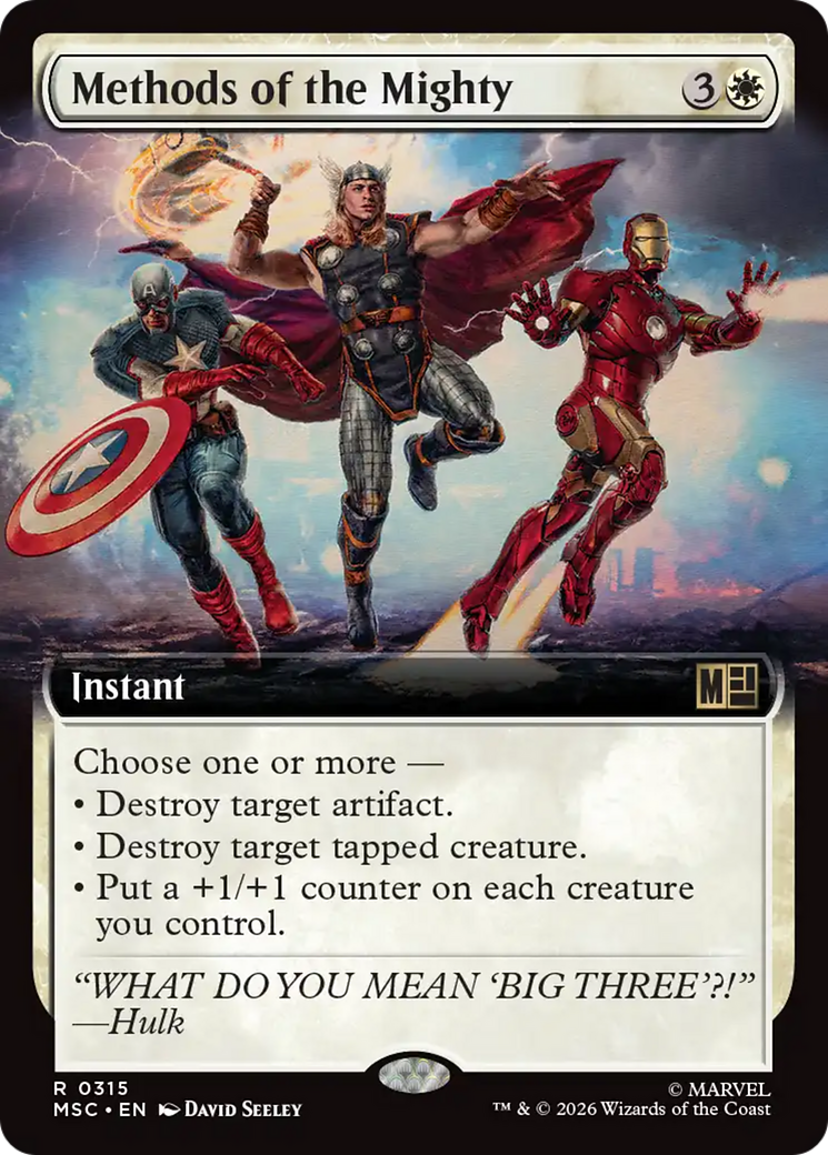 Methods of the Mighty (Extended Art) [Marvel Super Heroes Commander] | Good Games Morley
