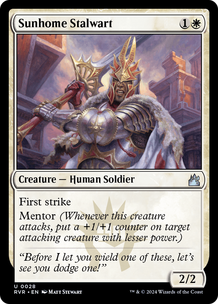 Sunhome Stalwart [Ravnica Remastered] | Good Games Morley
