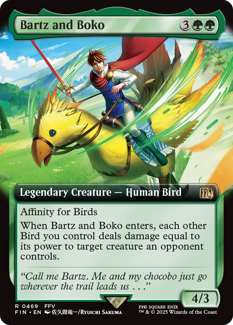 Bartz and Boko (Extended Art) [FINAL FANTASY] | Good Games Morley