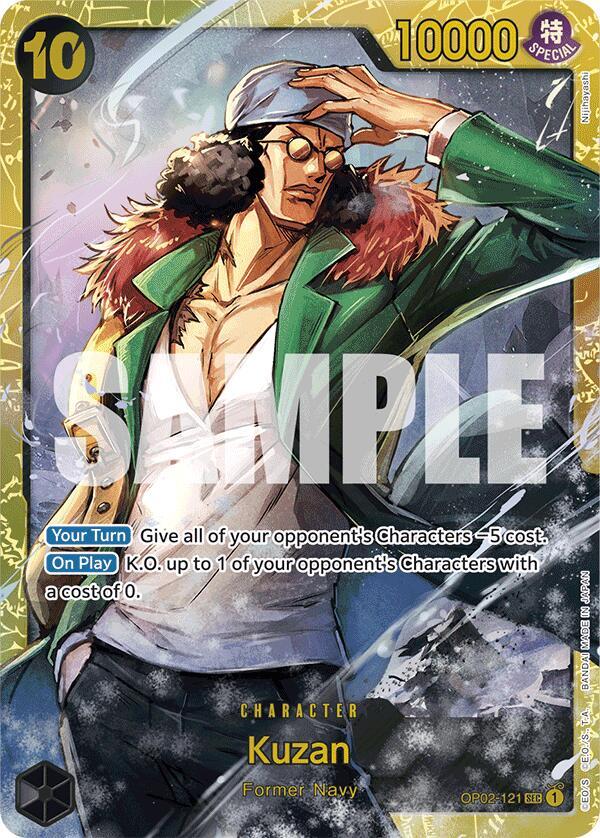 Kuzan (Reprint) OP02-121 (Premium Booster -The Best-)  - Foil | Good Games Morley