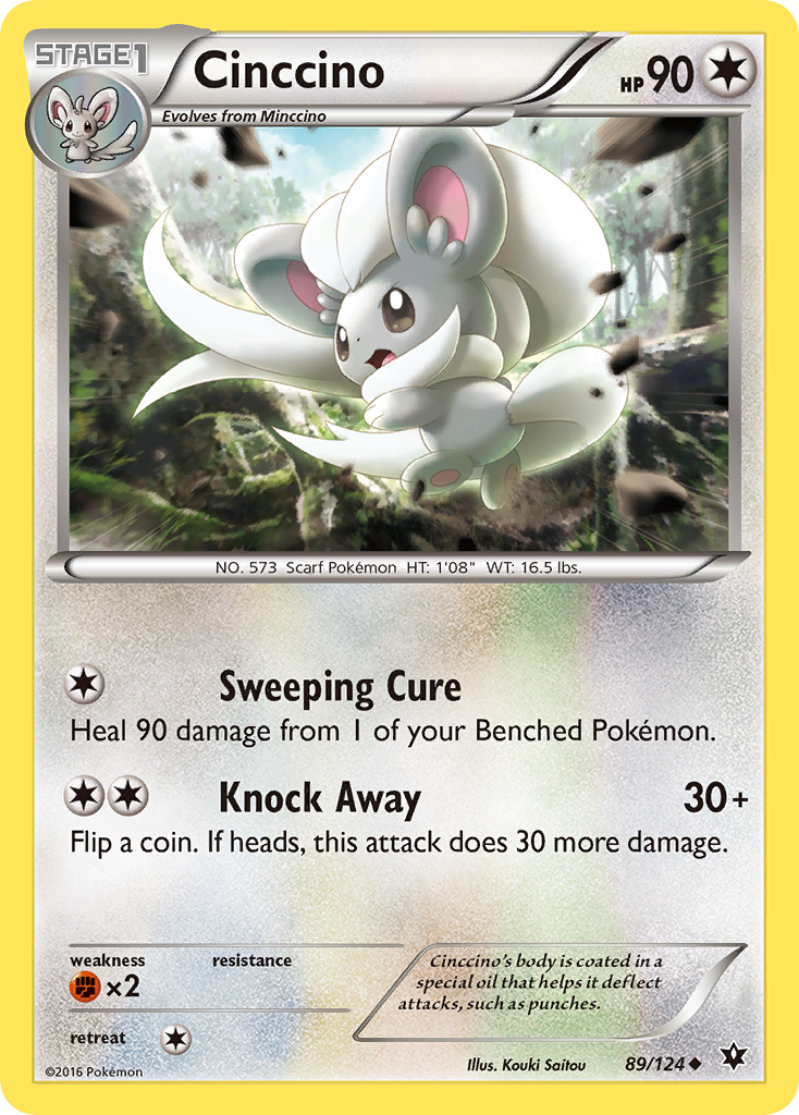 Cinccino (89/124) [XY: Fates Collide] | Good Games Morley
