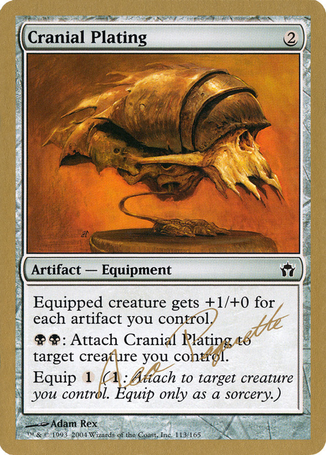 Cranial Plating (Aeo Paquette) [World Championship Decks 2004] | Good Games Morley