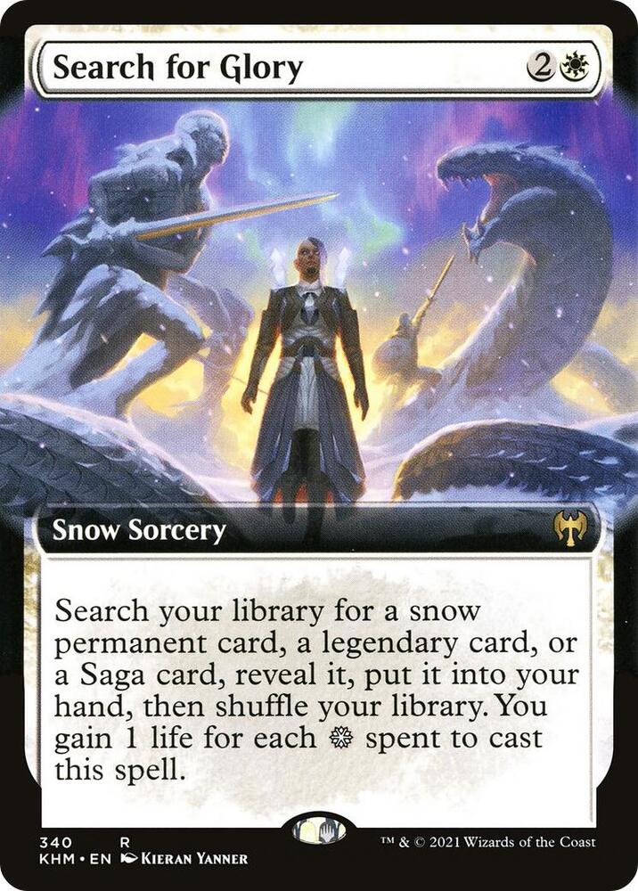 Search for Glory 340/285 (Kaldheim)  - Extended Art | Good Games Morley