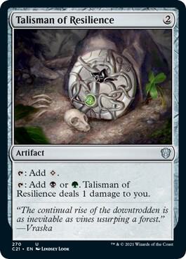 Talisman of Resilience 270/81 (Commander 2021)  | Good Games Morley
