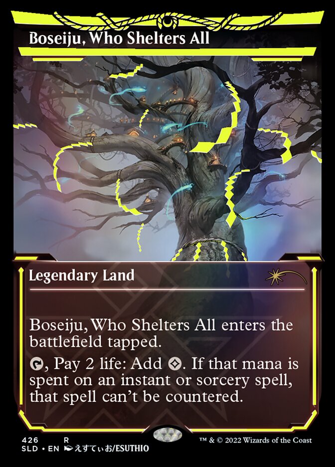 Boseiju, Who Shelters All (Neon Ink Yellow) [Secret Lair Drop Series] | Good Games Morley