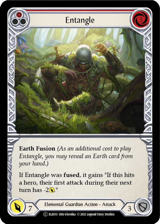 Entangle (Red) [U-ELE013] (Tales of Aria Unlimited)  Unlimited Rainbow Foil | Good Games Morley
