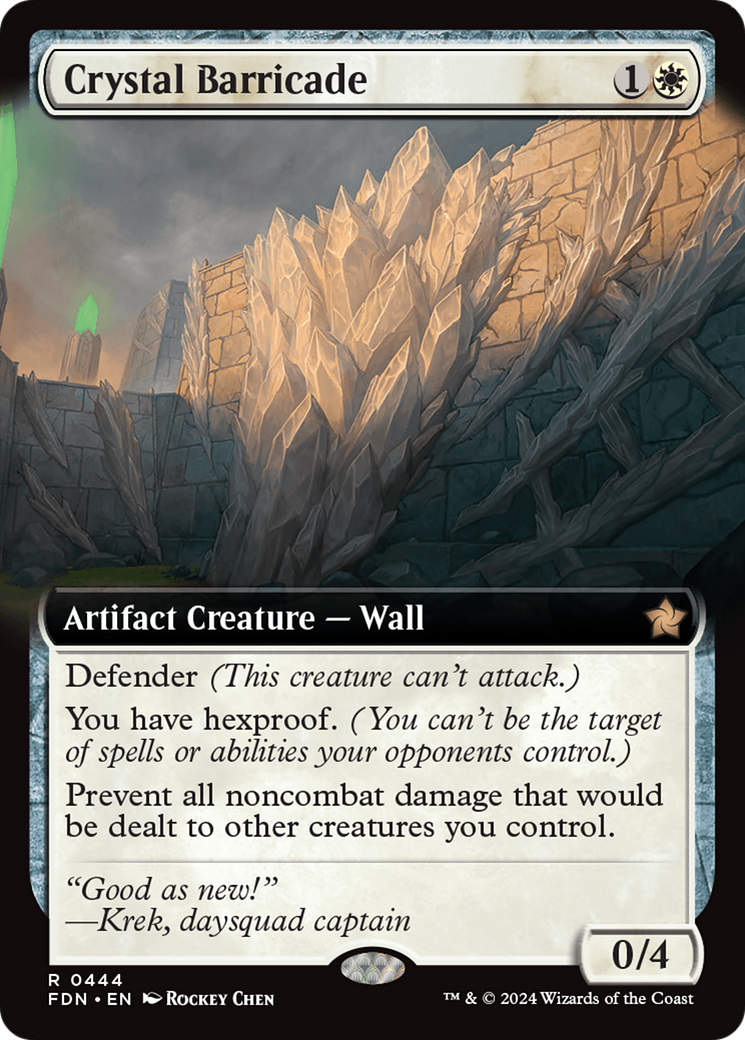 Crystal Barricade (Extended Art) [Foundations] | Good Games Morley