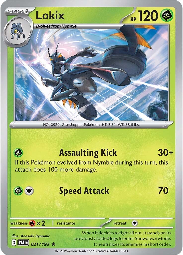 Lokix (021/193) [Scarlet & Violet: Paldea Evolved] | Good Games Morley