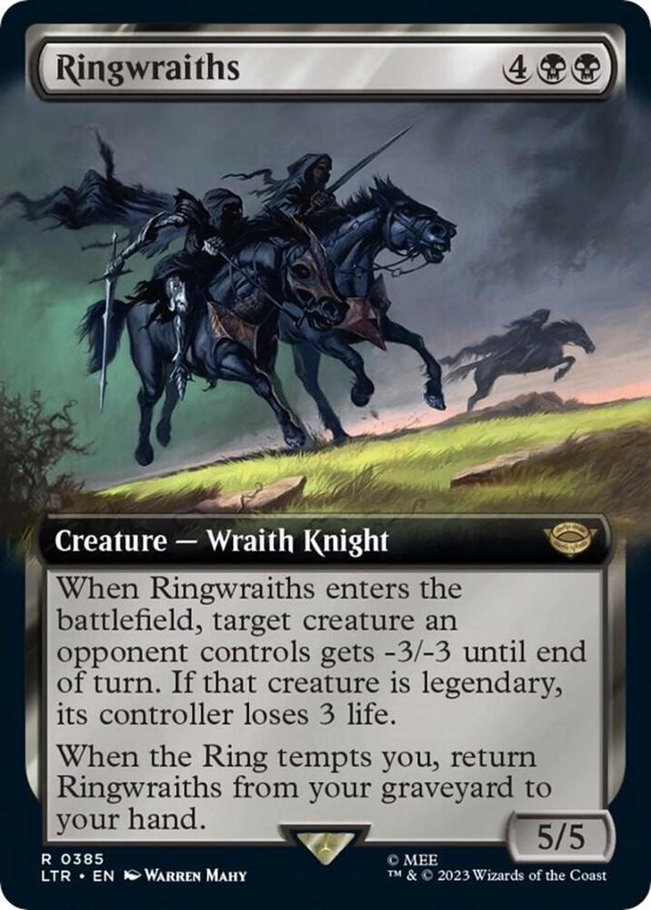 Ringwraiths 385 (Universes Beyond: The Lord of the Rings: Tales of Middle-earth)  - Extended Art | Good Games Morley