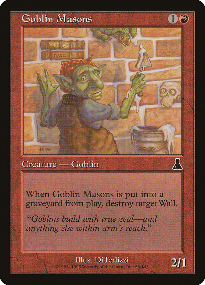 Goblin Masons 86/143 (Urza's Destiny)  - Foil | Good Games Morley