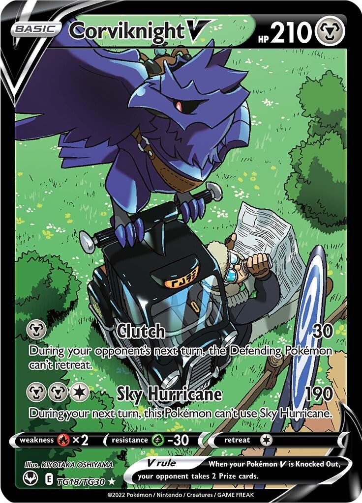 Corviknight V (TG18/TG30) [Sword & Shield: Silver Tempest] | Good Games Morley