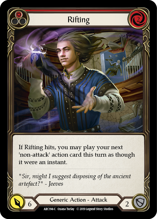 Rifting (Red) [ARC194-C] (Arcane Rising)  1st Edition Rainbow Foil | Good Games Morley