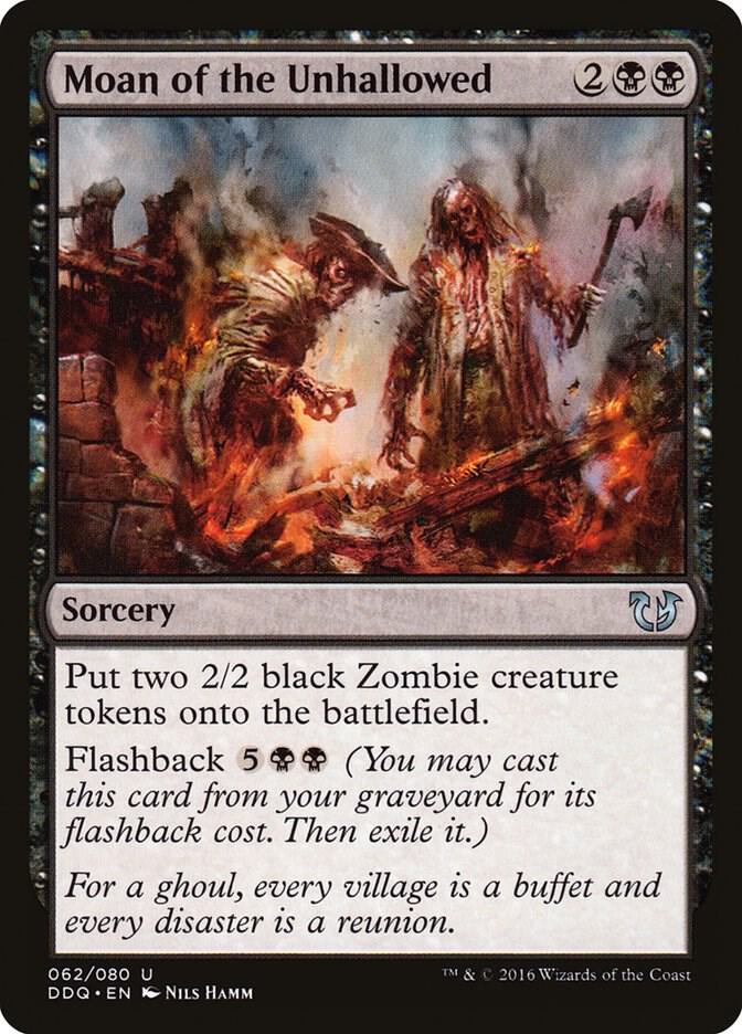 Moan of the Unhallowed 62/80 (Duel Decks: Blessed vs. Cursed)  | Good Games Morley