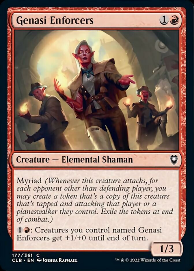 Genasi Enforcers [Commander Legends: Battle for Baldur's Gate] | Good Games Morley