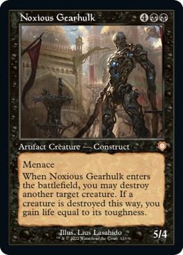 Noxious Gearhulk Retro Frame 110/40 (Commander: The Brothers' War)  | Good Games Morley