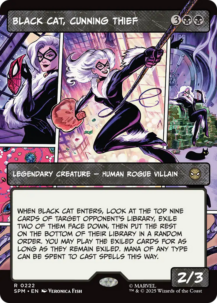 Black Cat, Cunning Thief (Borderless) [Marvel's Spider-Man] | Good Games Morley