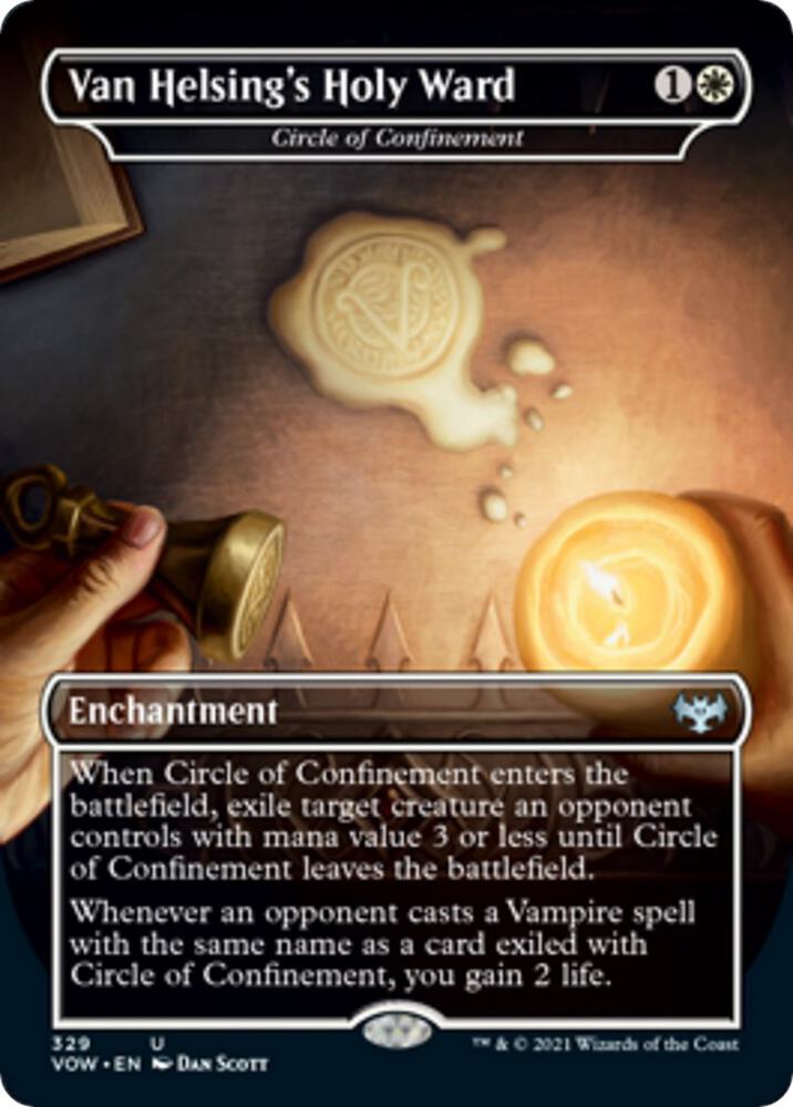 Van Helsings Holy Ward Circle of Confinement 329 (Innistrad: Crimson Vow)  | Good Games Morley