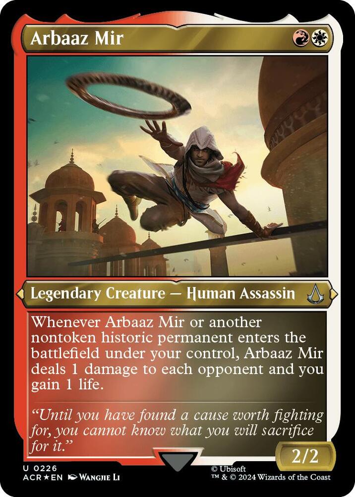Arbaaz Mir 226 (Universes Beyond: Assassin's Creed)  - Etched Foil | Good Games Morley