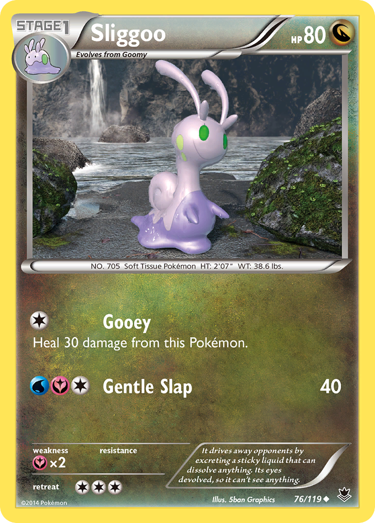 Sliggoo (76/119) [XY: Phantom Forces] | Good Games Morley