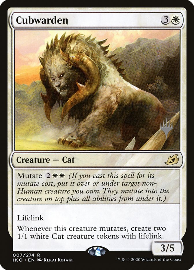 Cubwarden (Promo Pack) [Ikoria: Lair of Behemoths Promos] | Good Games Morley